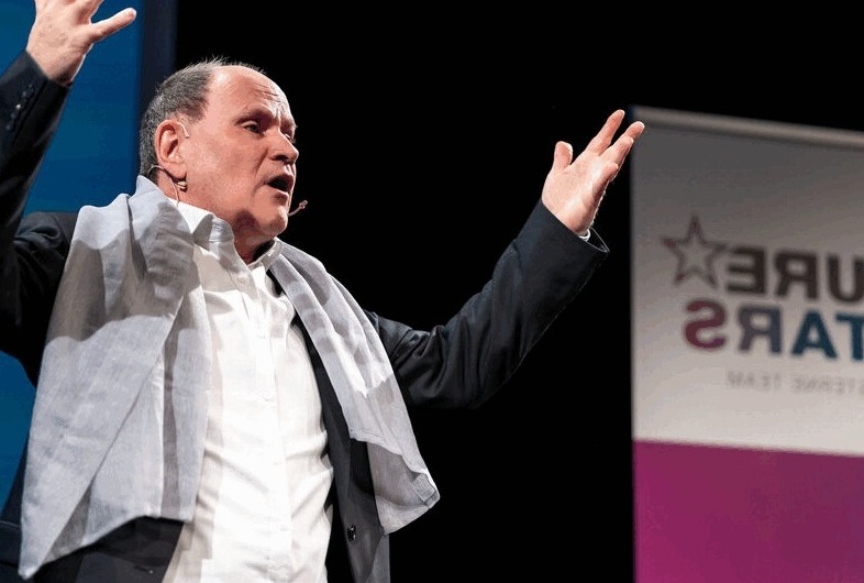 Thomas Reinert bei seiner Keynote zum Thema Change Management